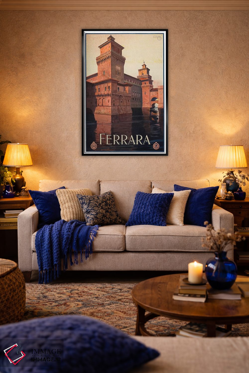تابلو دکوراتیو Italy,فرارا، ایتالیا - D4B