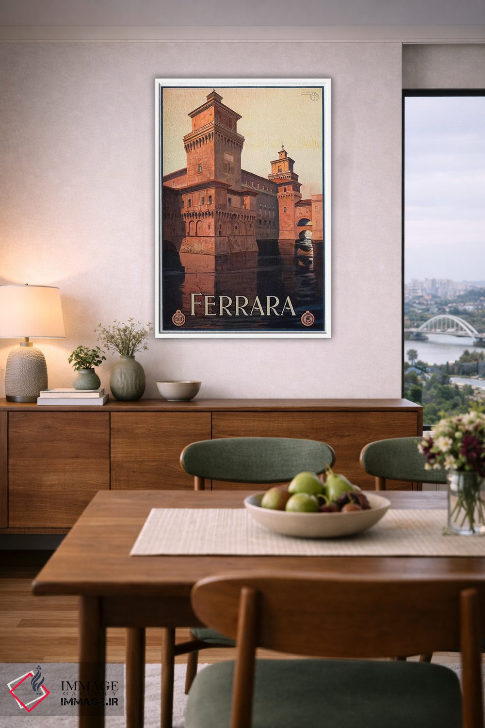 تابلو دکوراتیو Italy,فرارا، ایتالیا - D6W