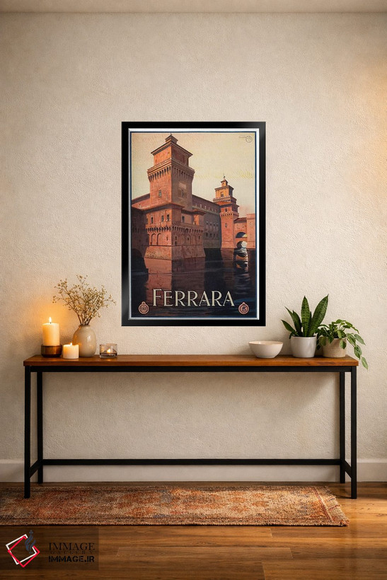 تابلو دکوراتیو Italy,فرارا، ایتالیا - D5B