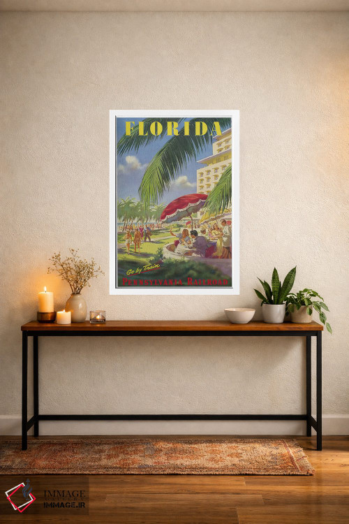 تابلو دکوراتیو فلوریدا - D4W