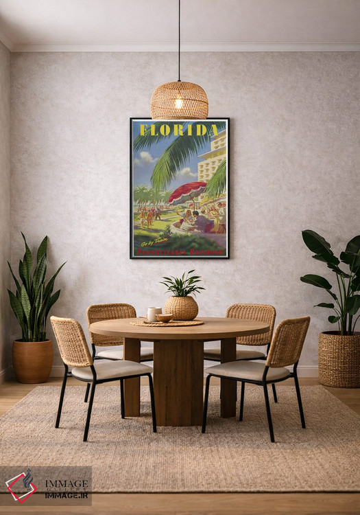 تابلو دکوراتیو فلوریدا - D6B