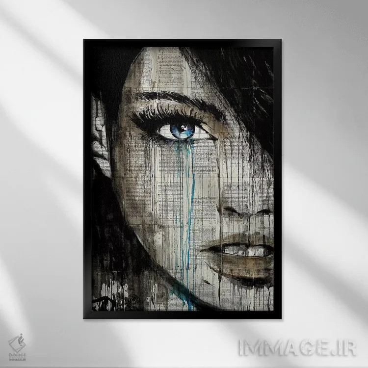 تابلو دکوراتیو زنده اثر لوی جوور - نمای قابدار مشکی