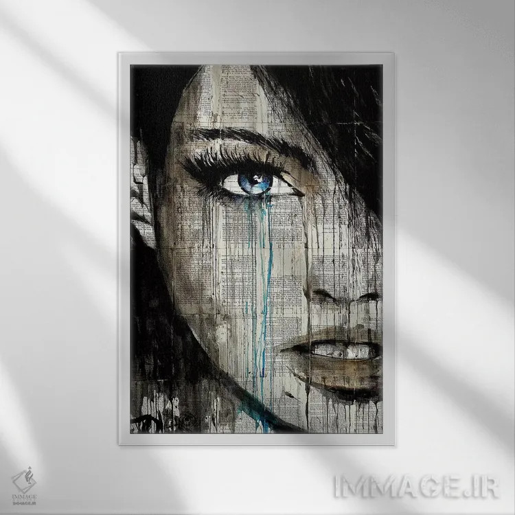 تابلو دکوراتیو زنده اثر لوی جوور - نمای قابدار سفید