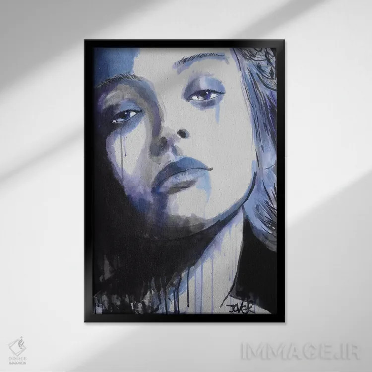 تابلو دکوراتیو گمشده اثر لوی جوور - نمای قابدار مشکی