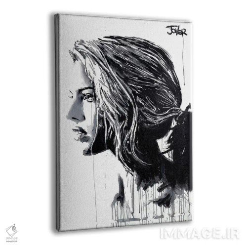 تابلو دکوراتیو سوسن ببر سفید اثر لوی جوور - نمای پرسپکتیو محصول