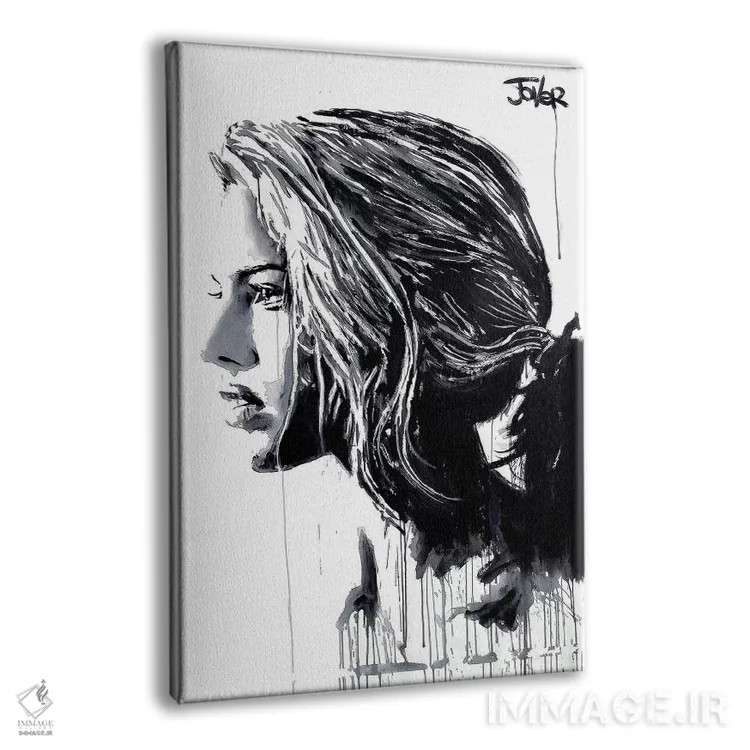 تابلو دکوراتیو سوسن ببر سفید اثر لوی جوور - نمای پرسپکتیو محصول