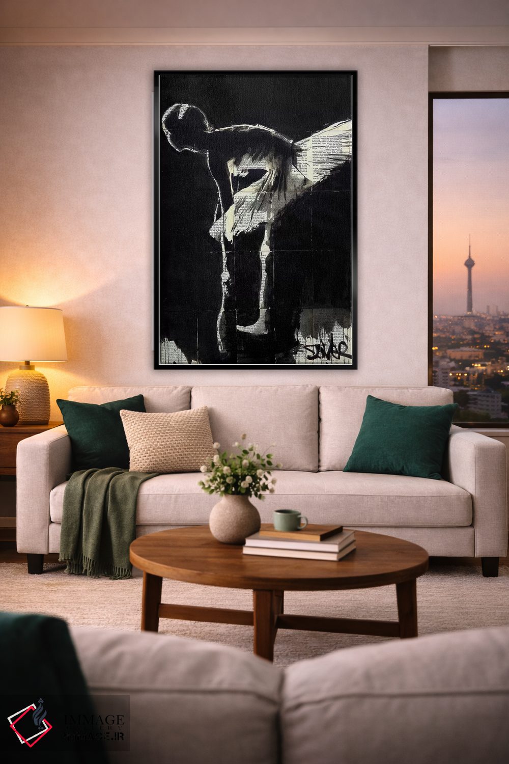 تابلو دکوراتیو پایان نمایش اثر لوی جوور - D1B