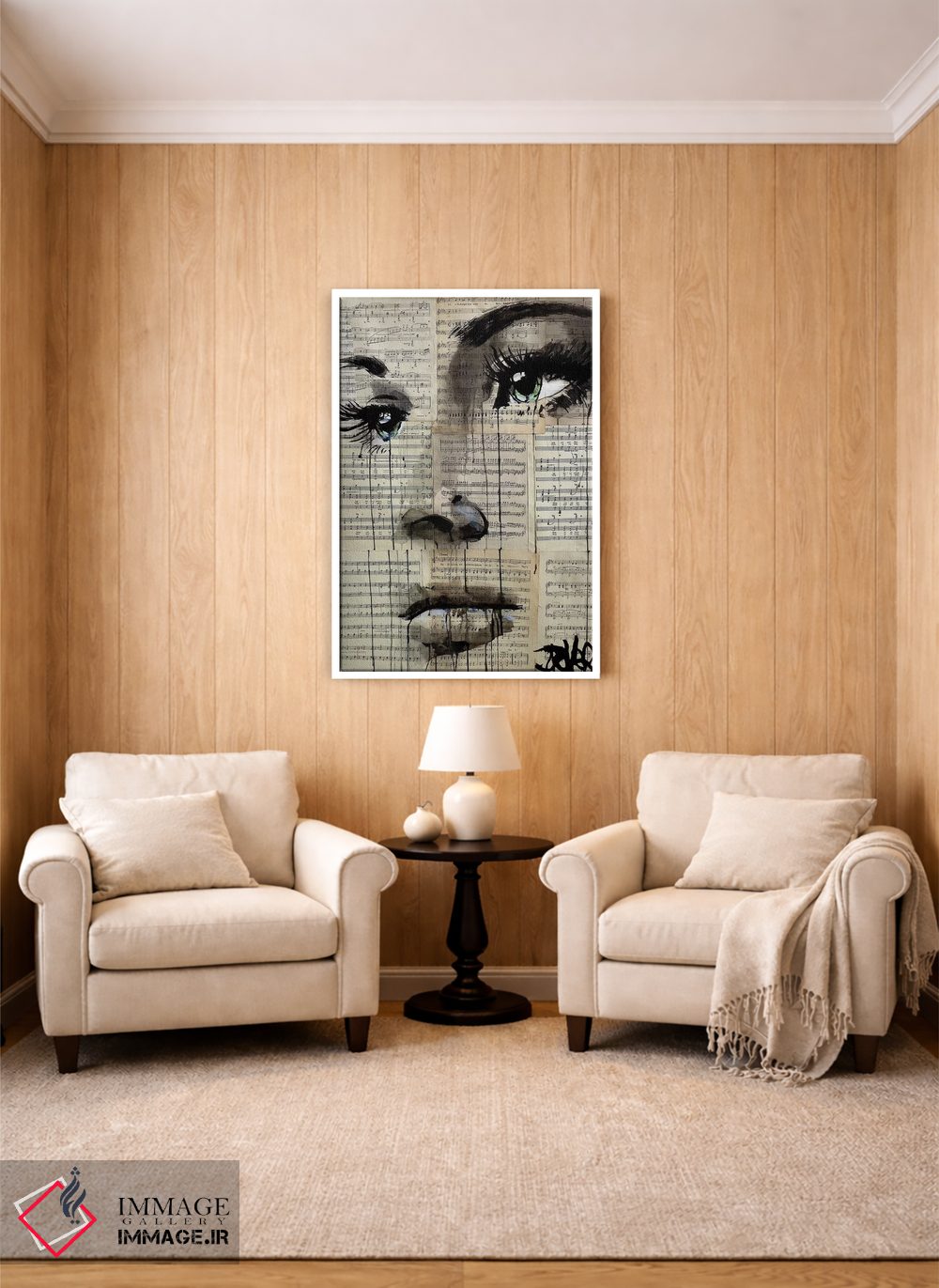 تابلو دکوراتیو ساحل اثر لوی جوور - D2W