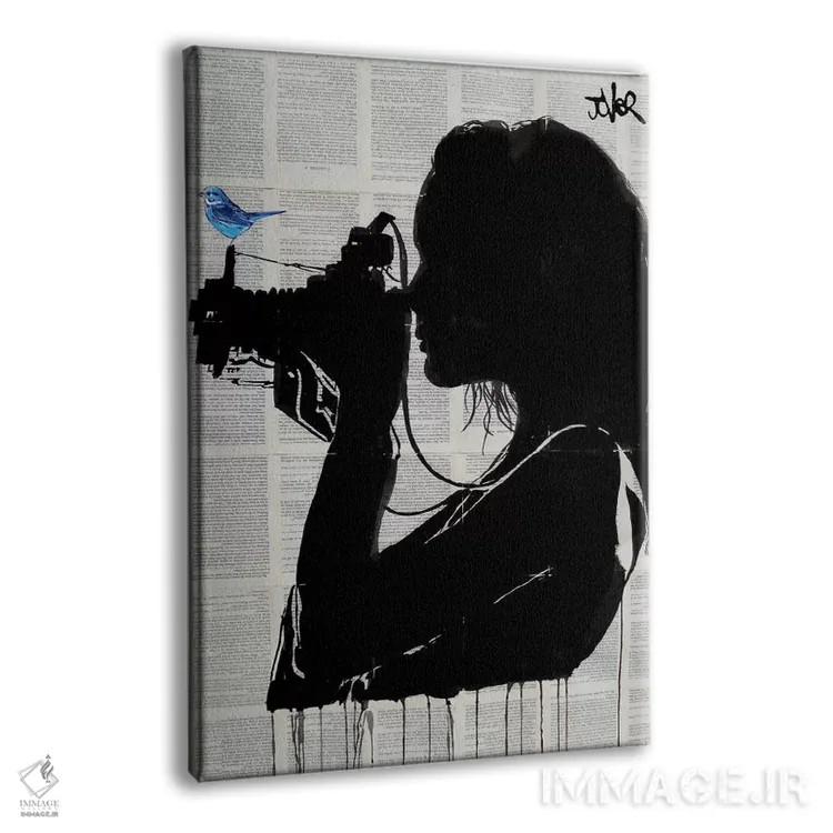 تابلو دکوراتیو عکاس قدیمی اثر لوی جوور - نمای پرسپکتیو محصول