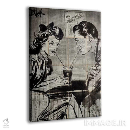 تابلو دکوراتیو نوشابه گازدار اثر لوی جوور - نمای پرسپکتیو محصول