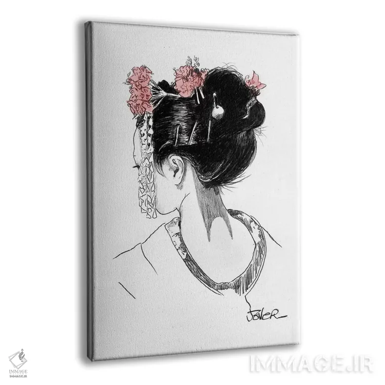 تابلو دکوراتیو آتسوکو اثر لوی جوور - نمای پرسپکتیو محصول