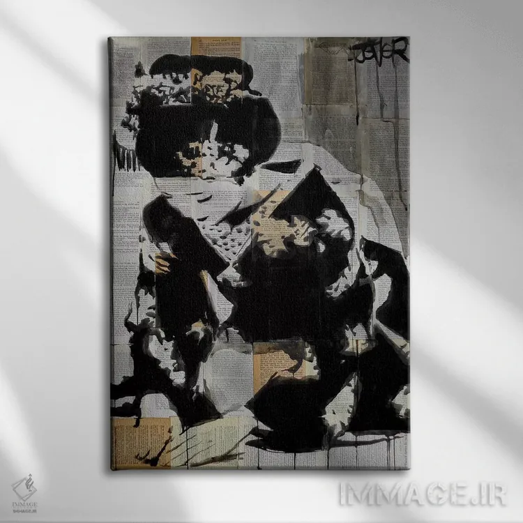 تابلو دکوراتیو آیین اثر لوی جوور - نمای روبهرو روی دیوار