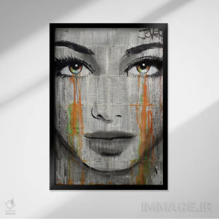تابلو دکوراتیو رویاپردازی کن اثر لوی جوور - نمای قابدار مشکی