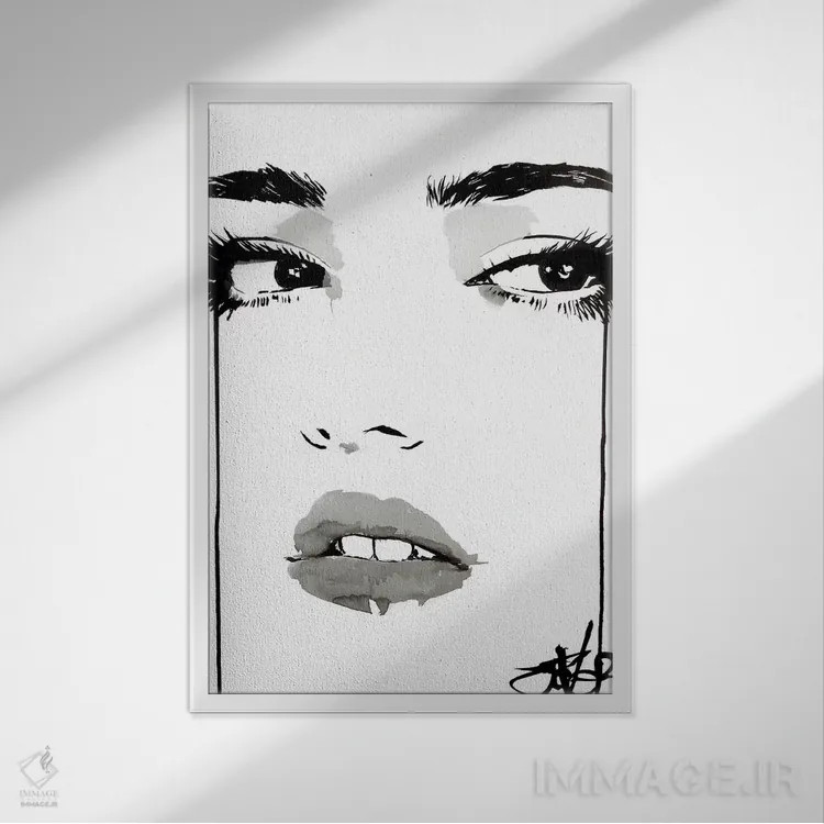 تابلو دکوراتیو سلام اثر لوی جوور - نمای قابدار سفید