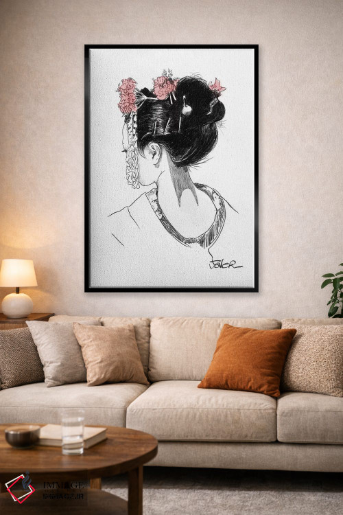 تابلو دکوراتیو آتسوکو اثر لوی جوور - D1B