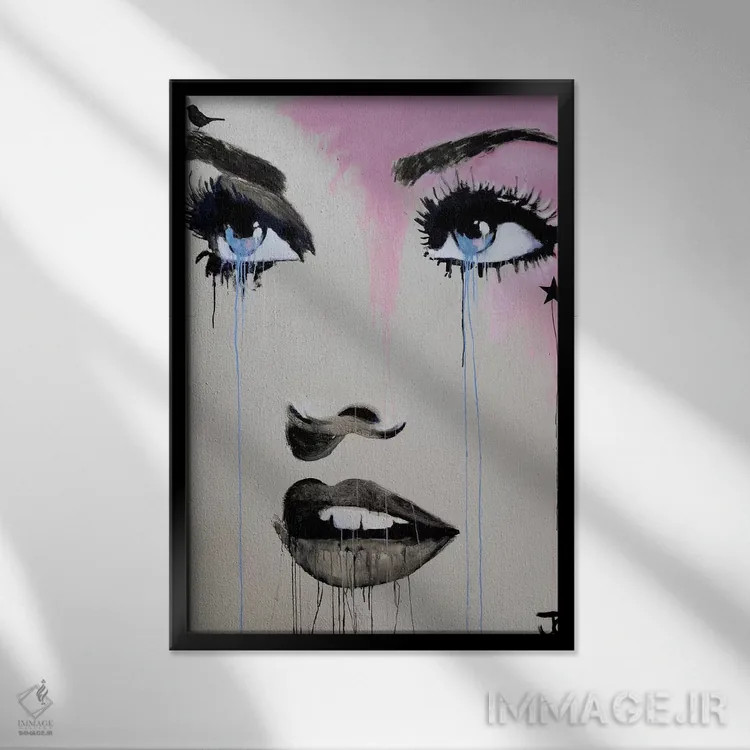 تابلو دکوراتیو ستاره کوچک اثر لوی جوور - نمای قابدار مشکی