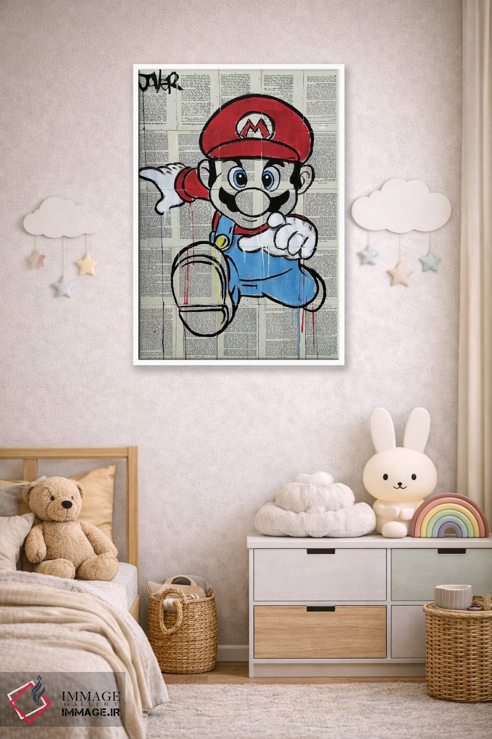 تابلو دکوراتیو ام اثر لوی جوور - D4W