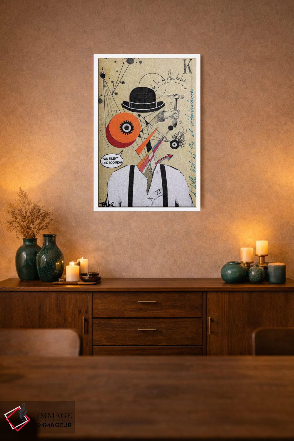 تابلو دکوراتیو سوومکا مکانیکی اثر لوی جوور - D2W