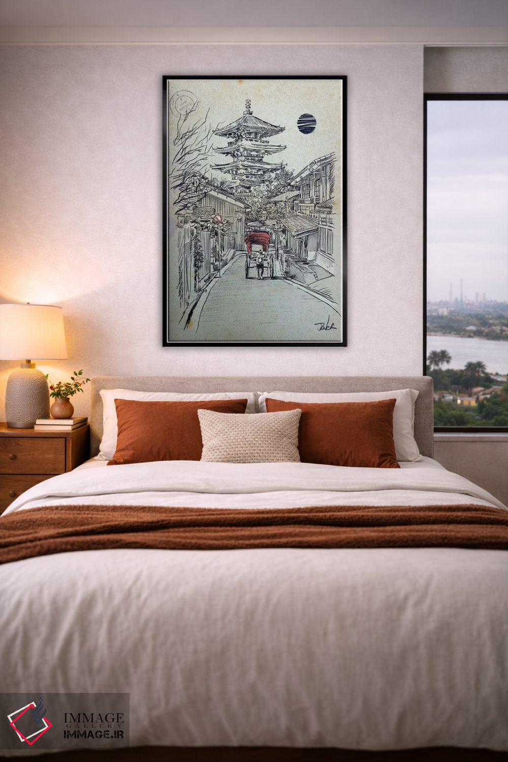 تابلو دکوراتیو لحظه ای دیگر در کیوتو اثر لوی جوور - D4B