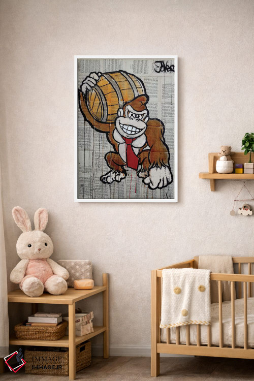 تابلو دکوراتیو دی. کونگ اثر لوی جوور - D3W