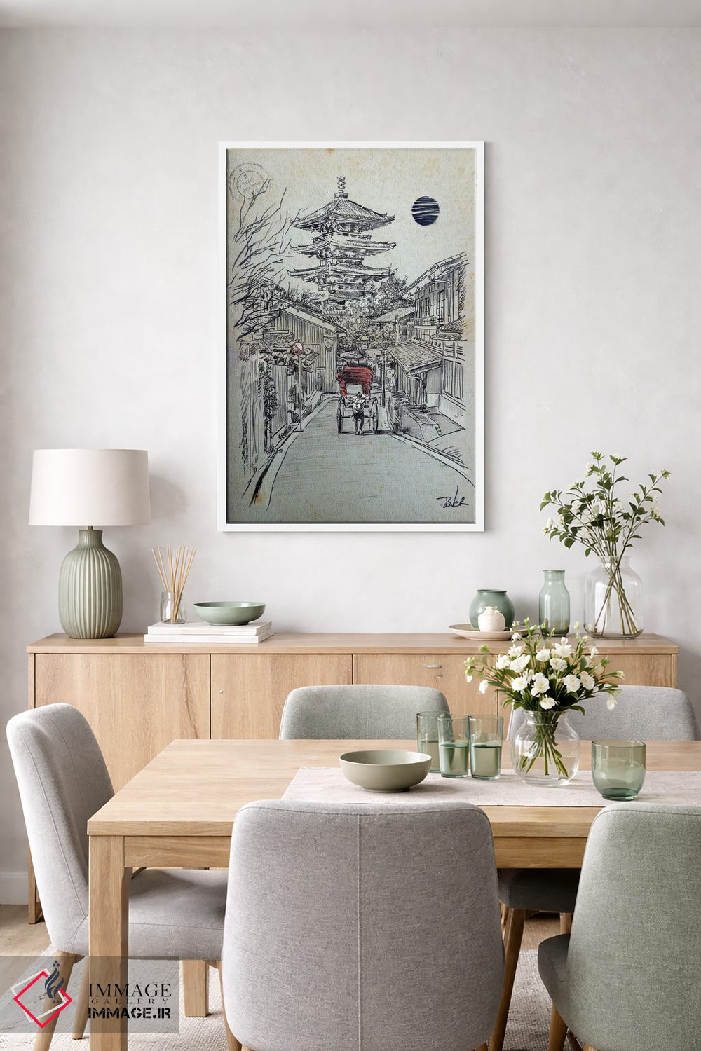 تابلو دکوراتیو لحظه ای دیگر در کیوتو اثر لوی جوور - D5W