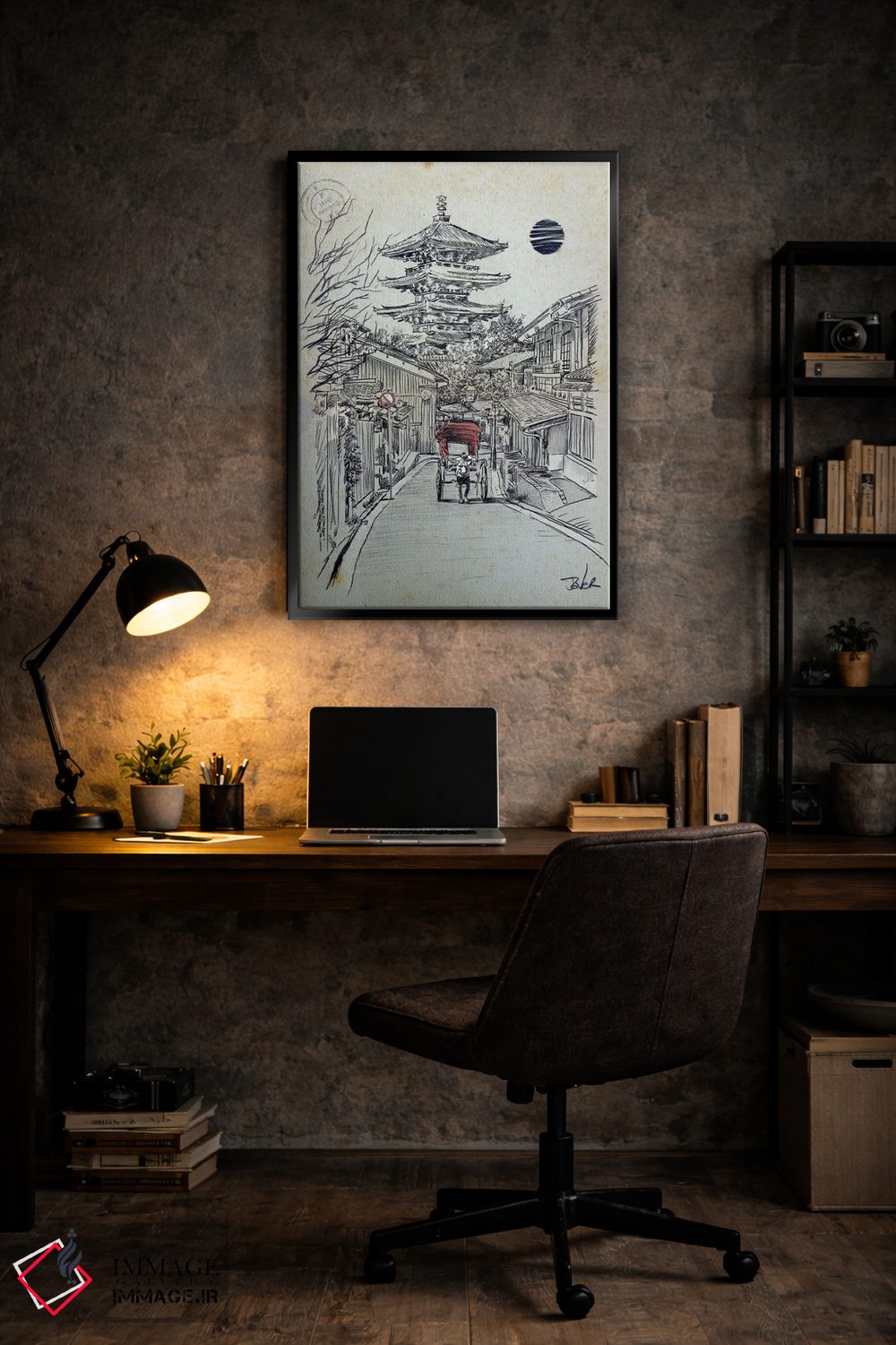 تابلو دکوراتیو لحظه ای دیگر در کیوتو اثر لوی جوور - D6B