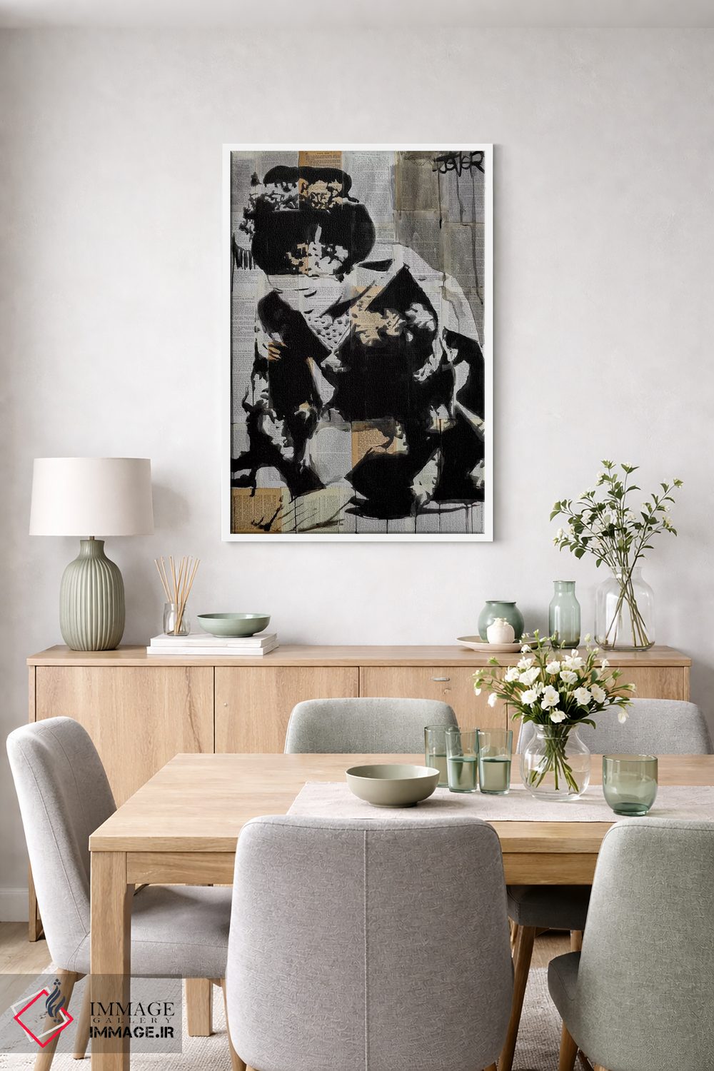 تابلو دکوراتیو آیین اثر لوی جوور - D5W