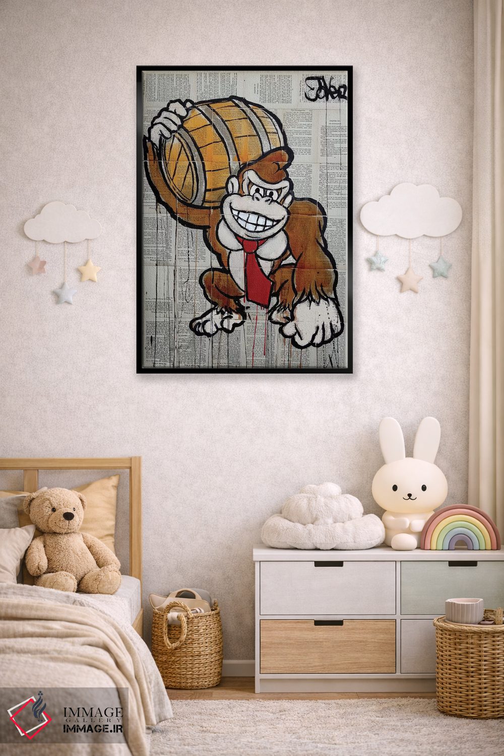 تابلو دکوراتیو دی. کونگ اثر لوی جوور - D6B