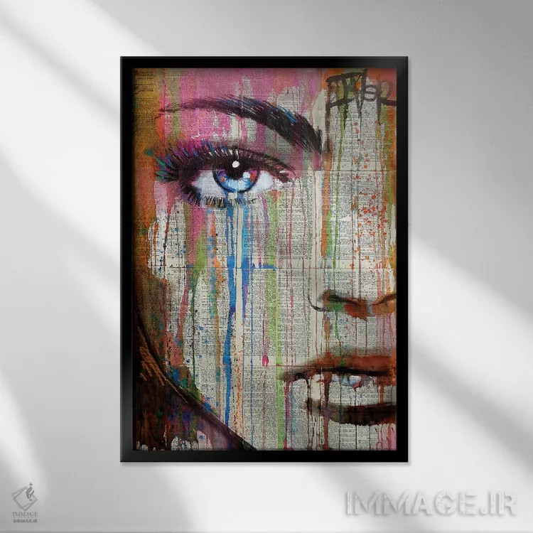 تابلو دکوراتیو ایون اثر لوی جوور - نمای قابدار مشکی