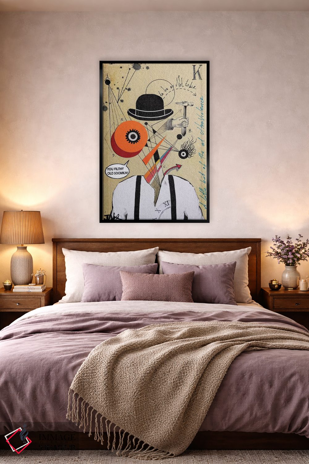 تابلو دکوراتیو سوومکا مکانیکی اثر لوی جوور - D5B