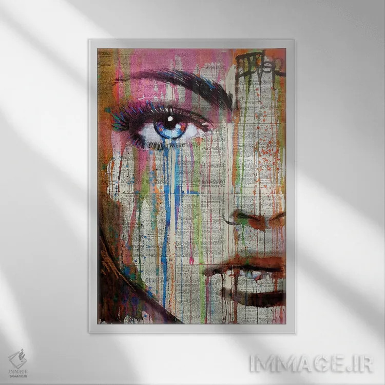 تابلو دکوراتیو ایون اثر لوی جوور - نمای قابدار سفید