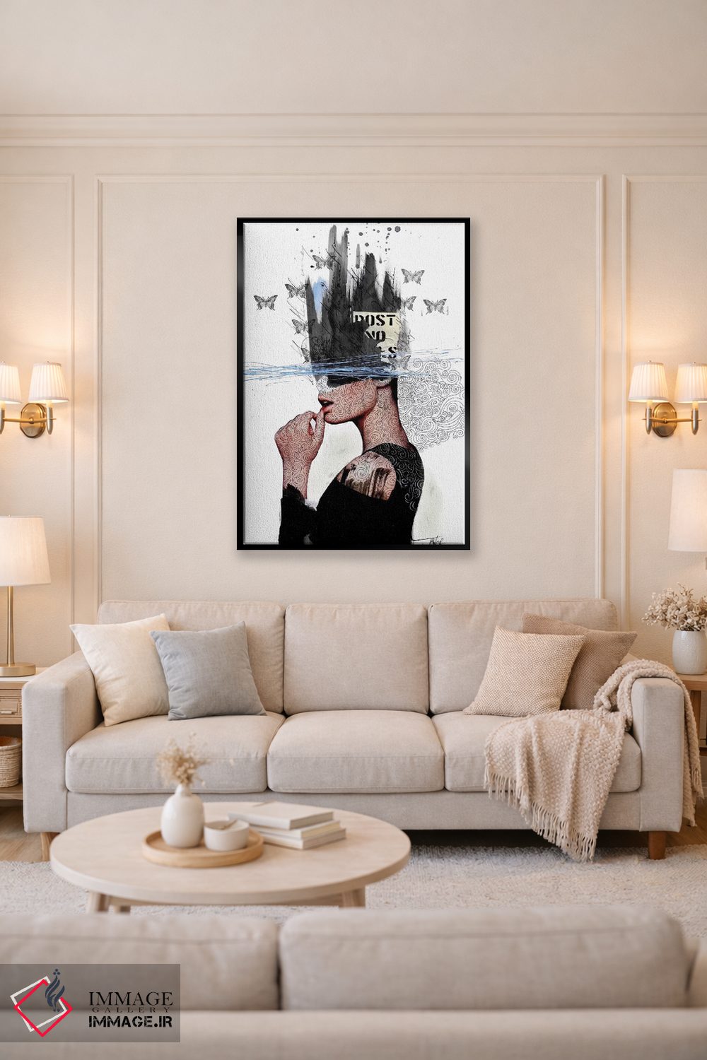 تابلو دکوراتیو هزارتو اثر لوی جوور - D4B