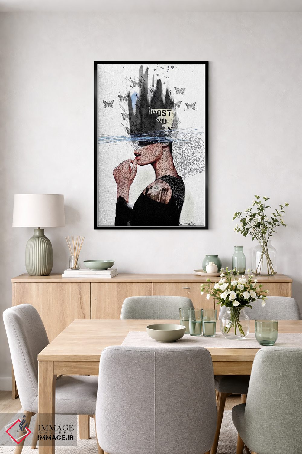 تابلو دکوراتیو هزارتو اثر لوی جوور - D6B