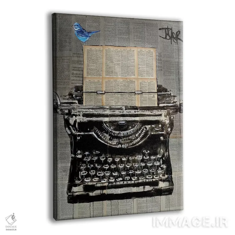 تابلو دکوراتیو نویسنده اثر لوی جوور - نمای پرسپکتیو محصول