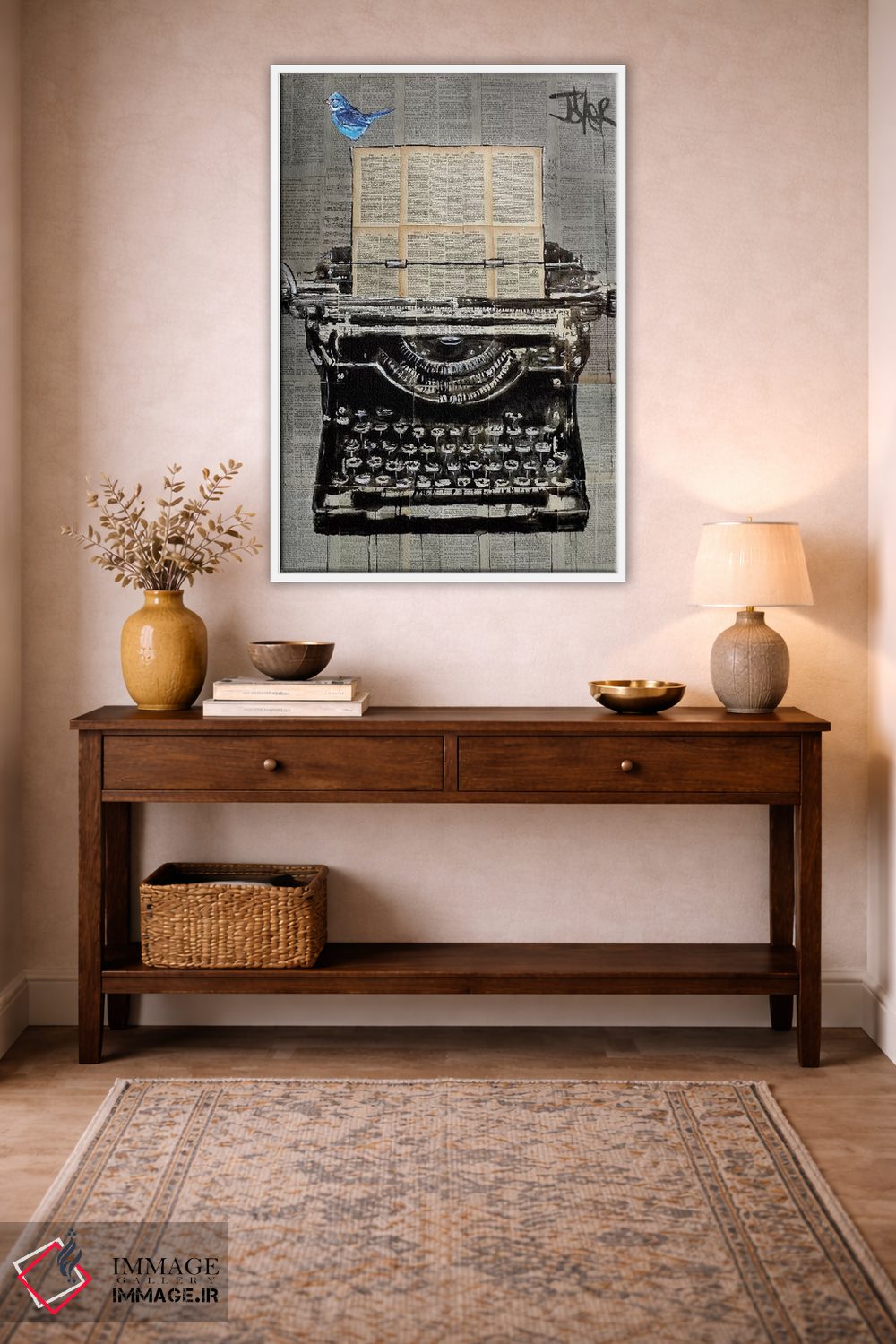 تابلو دکوراتیو نویسنده اثر لوی جوور - D1W