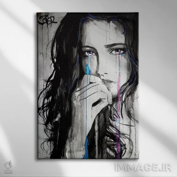 تابلو دکوراتیو شتاب اثر لوی جوور - نمای روبهرو روی دیوار