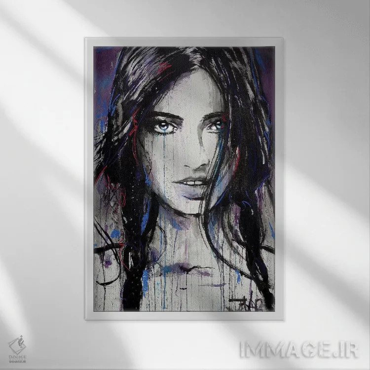 تابلو دکوراتیو فرمیکا اثر لوی جوور - نمای قابدار سفید