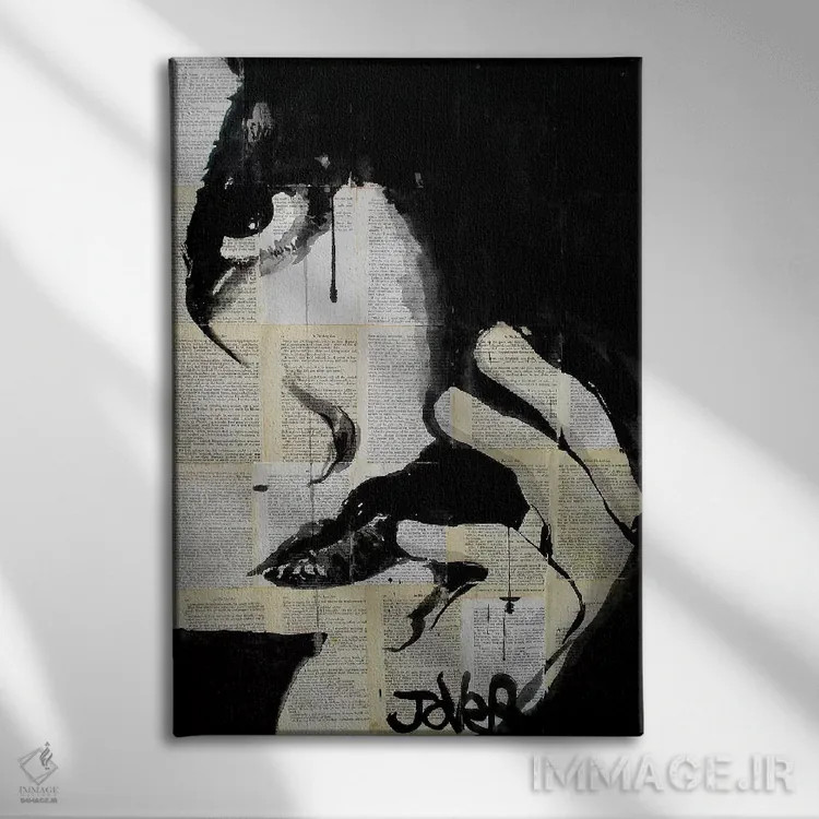 تابلو دکوراتیو گاهی قلب ها تیره اند اثر لوی جوور - نمای روبهرو روی دیوار