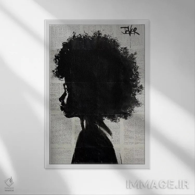 تابلو دکوراتیو مه آلود اثر لوی جوور - نمای قابدار سفید