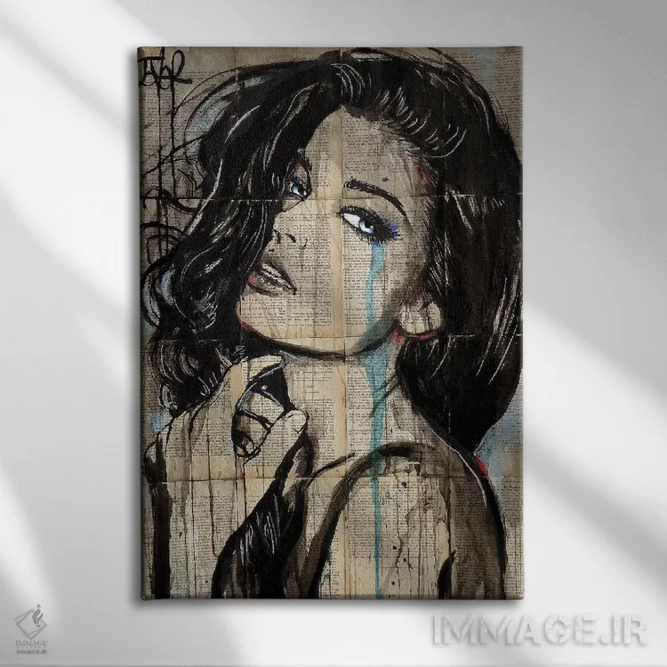 تابلو دکوراتیو صفحه جدید اثر لوی جوور - نمای روبهرو روی دیوار