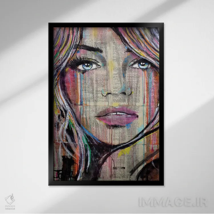 تابلو دکوراتیو در برخی جهات اثر لوی جوور - نمای قابدار مشکی