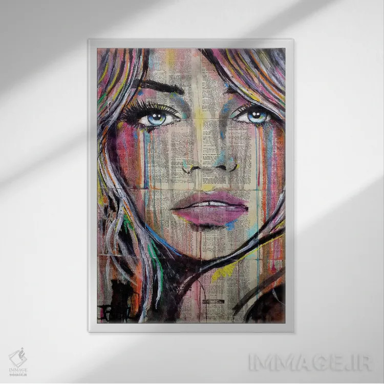 تابلو دکوراتیو در برخی جهات اثر لوی جوور - نمای قابدار سفید