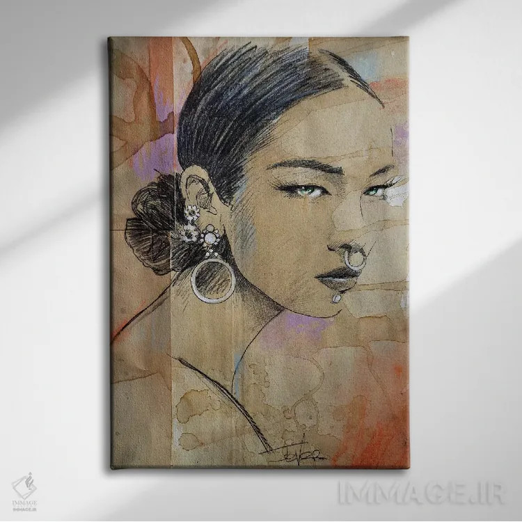 تابلو دکوراتیو سرود اثر لوی جوور - نمای روبهرو روی دیوار