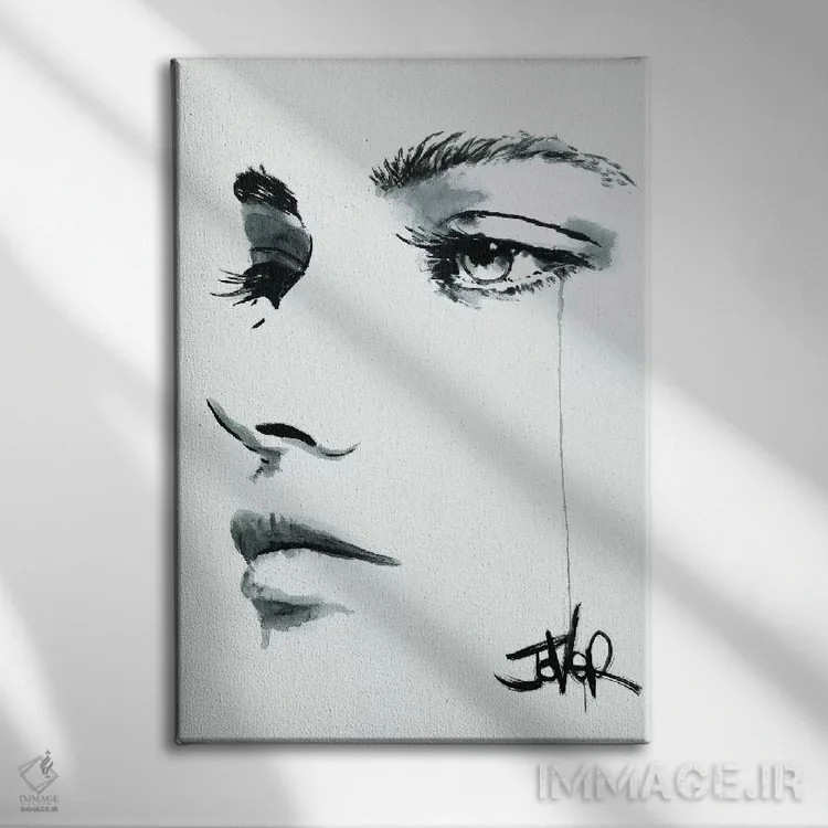 تابلو دکوراتیو بدون پاسخ اثر لوی جوور - نمای روبهرو روی دیوار