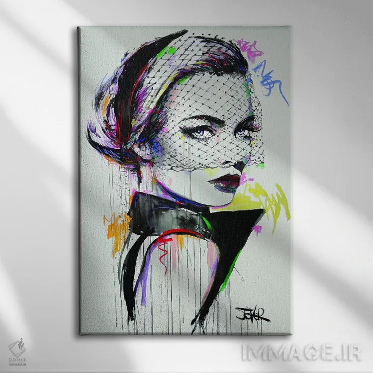 تابلو دکوراتیو v اثر لوی جوور - نمای روبهرو روی دیوار