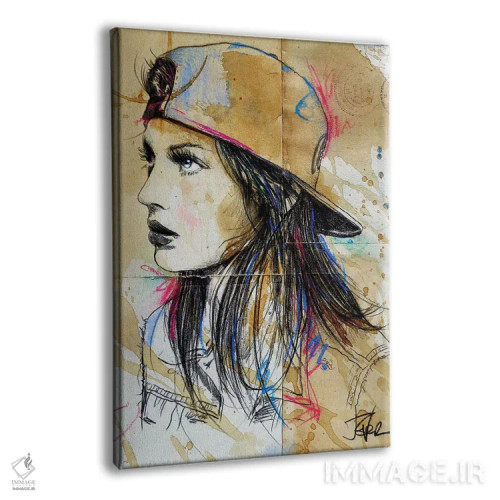 تابلو دکوراتیو عجیب و سرزنده/بازیگوش اثر لوی جوور - نمای پرسپکتیو محصول