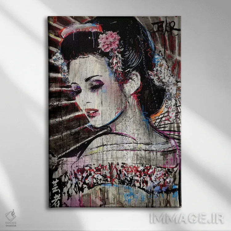 تابلو دکوراتیو فرشته شینجوکو اثر لوی جوور - نمای روبهرو روی دیوار