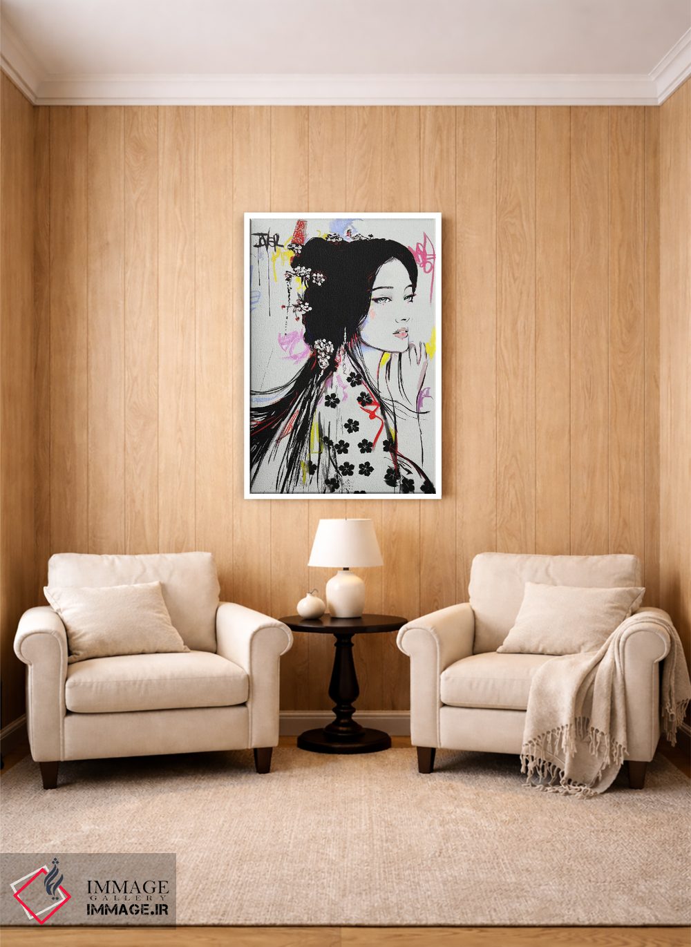 تابلو دکوراتیو جینگ اثر لوی جوور - D1W