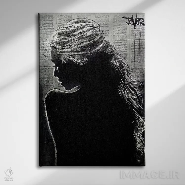 تابلو دکوراتیو هماهنگ خجالتی اثر لوی جوور - نمای روبهرو روی دیوار