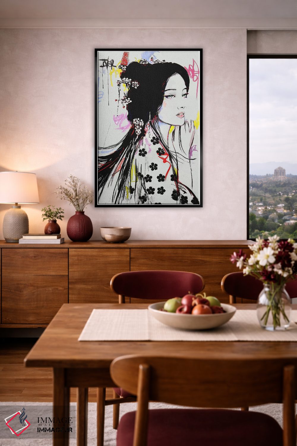 تابلو دکوراتیو جینگ اثر لوی جوور - D4B